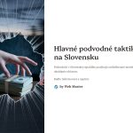 1 Hlavne podvodne taktiky na Slovensku